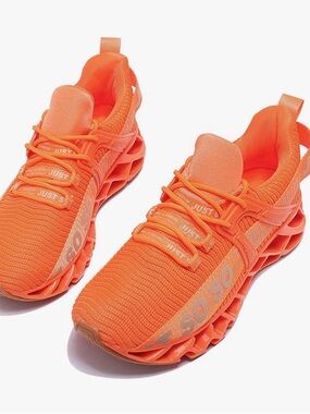 Women’s Neon Orange Non Slip Running Shoes